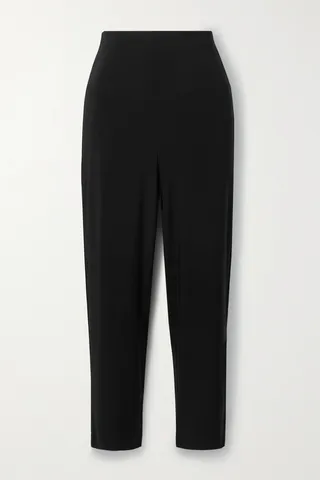 Norma Kamali - Pencil Stretch-jersey Skinny Pants - Black