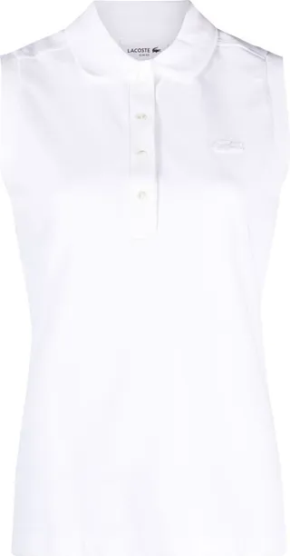 Sleeveless Cotton Polo Shirt