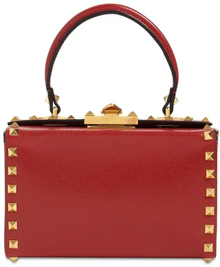 Box Rockstud Alcove Leather Shoulder Bag