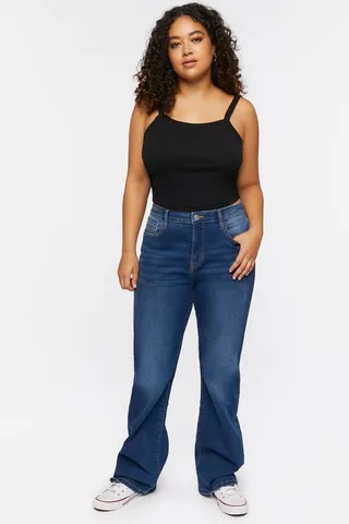 Plus Size Mid-Rise Bootcut Jeans