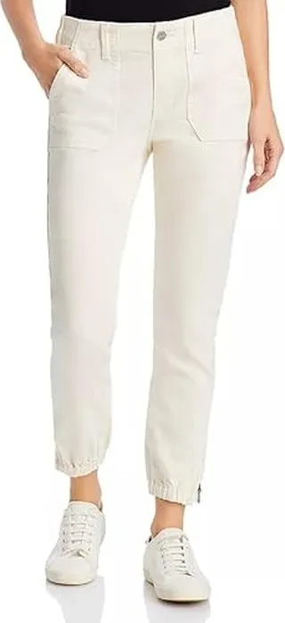 PAIGE Women's Mayslie Jogger mid Rise in Quartz Sand