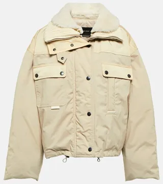Shearling-lined jacket