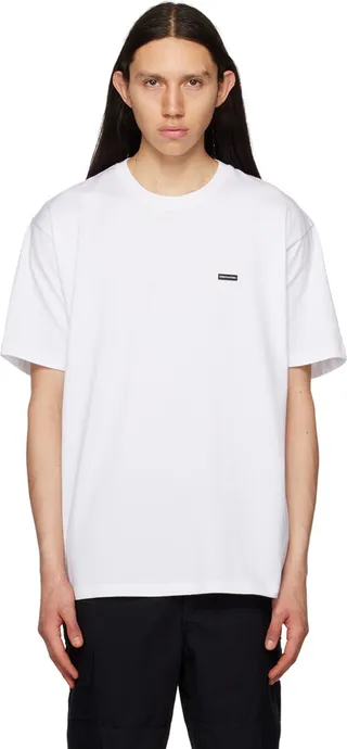 thisisneverthat White Embroidered Patch T-Shirt