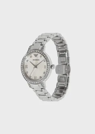 Three-Hand Stainless Steel Watch