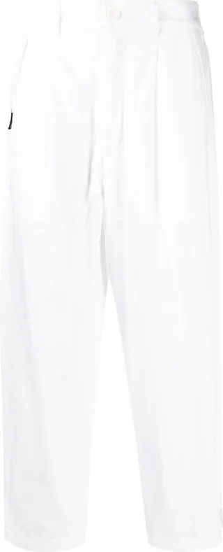 Straight-Leg Cut Trousers