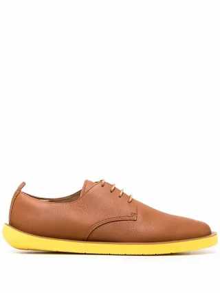 Wagon leather low-top sneakers