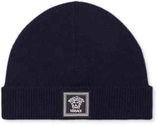 Logo Virgin Wool Knit Beanie