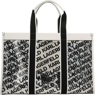 Karl Lagerfeld Logo-Printed Beach Tote Bag