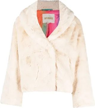 Faux-Fur Cropped Jacket