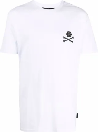 skeleton print T-shirt