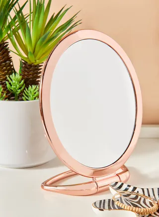Rose Gold Desk Mirror