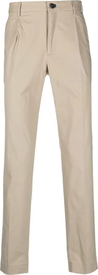 Slim-Cut Tailored Trousers