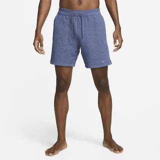 Men's Nike Yoga Dri-FIT 7" Unlined Shorts in Blue