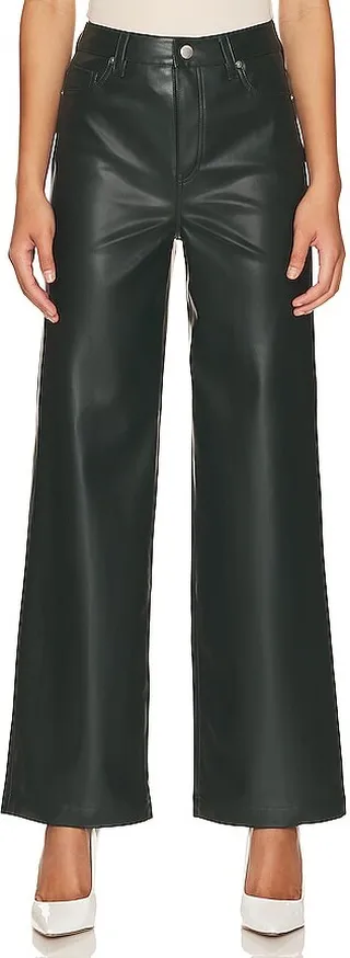 Faux Leather Franklin Rib Cage Straight