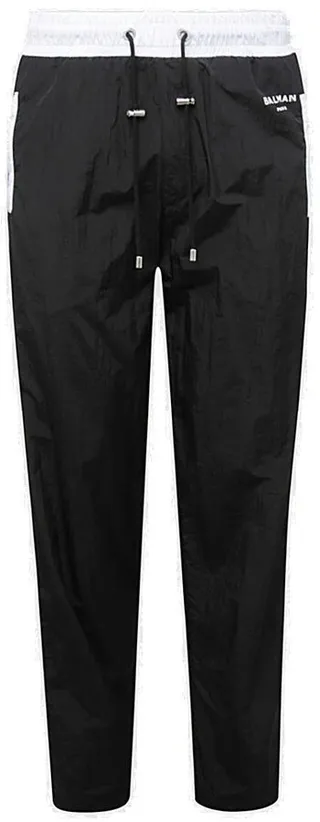 Balmain Logo Printed Drawstring Track Pants