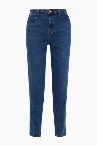 Mia high-rise slim-leg jeans