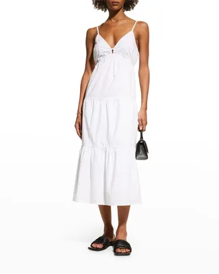 Avril Tiered Midi Dress