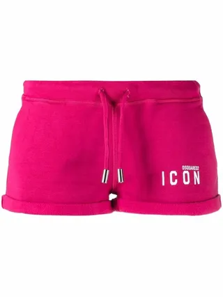 Logo-Print Mini Shorts