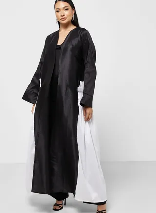 Color Block Abaya