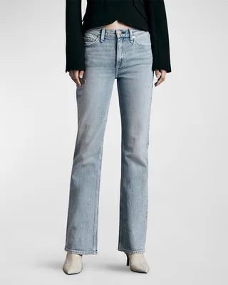 Peyton Mid-Rise Bootcut Jeans