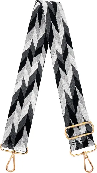 Johnny Loves Rosie - Luxe Black Arrow Bag Strap