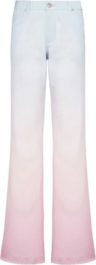 BALMAIN x EVIAN wide-leg jeans
