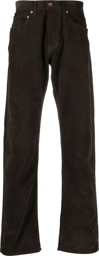 Straight-Leg Corduroy Trousers