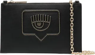 Eyelike studed crossbody bag