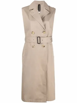 Aplina sleeveless trench coat