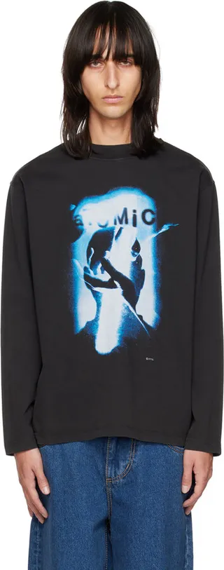 Eytys Black Compton Long Sleeve T-Shirt