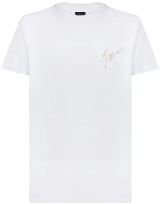 embroidered logo cotton T-shirt
