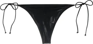 Abstract-Print Bikini Bottoms