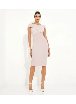 Little Mistress Mink Crepe Bodycon