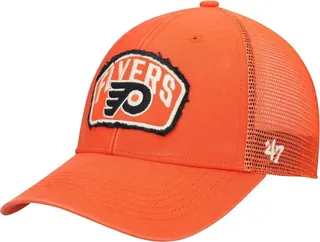Men's '47 Orange Philadelphia Flyers Cledus Mvp Trucker Snapback Hat