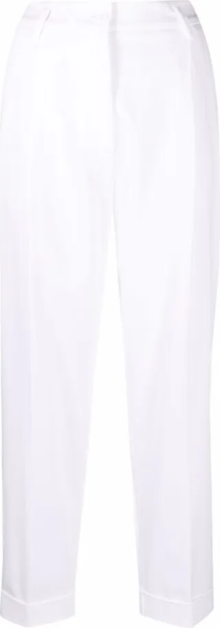 High-Waisted Tailored Trousers