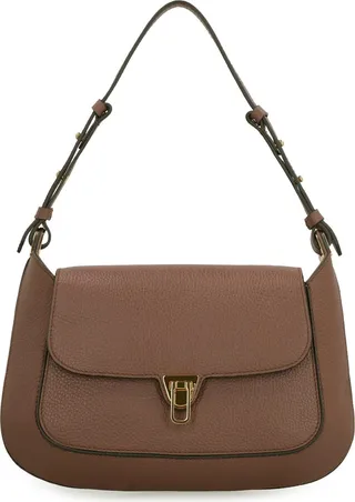 Cristhy Grainy Leather Shoulder Bag