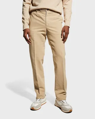 Men's Regular-Fit Doeskin Trousers