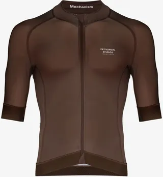 Brown Mechanism Cycling Jersey