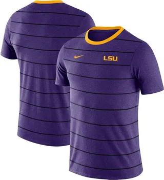 Men's Nike Purple Lsu Tigers Inspired Tri-Blend T-shirt