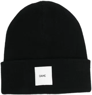 Logo Patch Cashmere Beanie