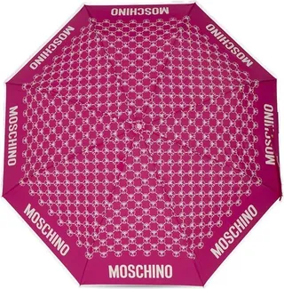 Moschino Logo Printed Folded Umbrella