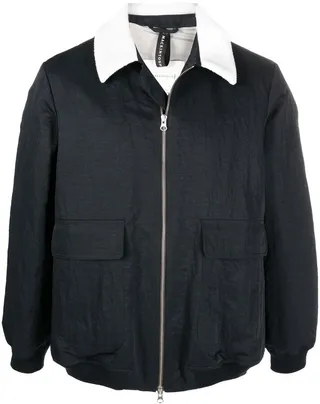 AIRMAN fleece-collar bomber jacket