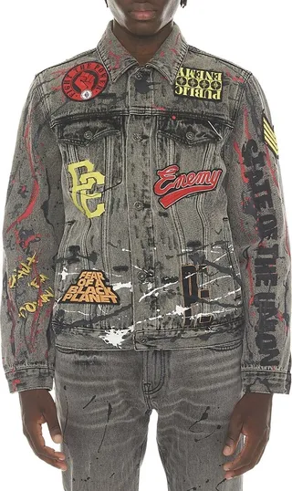Appliqué Denim Jacket