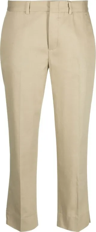 Tailored-Cut Cropped Trousers