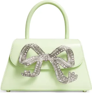 Self-Portrait Mini Leather The Bow Bag