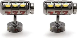 Slot Machine enamel cufflinks
