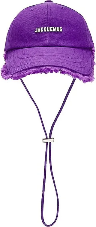 JACQUEMUS La Casquette Artichaut in Purple