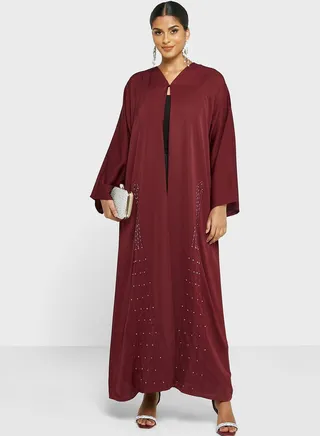 Embellished Detail Abaya