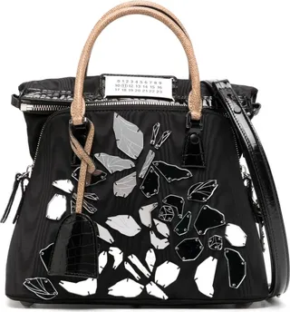 5AC Flower leather shoulder bag
