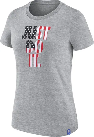 Nike Women's U.S. JDI T-Shirt in Grey